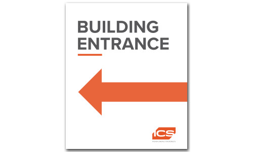 Building Entrance-Left Arrow (ICS)