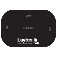 Layton Tablecloth, Drape, 4 sides, Fits 6-foot table