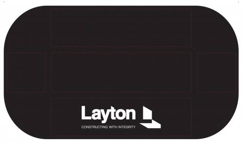 Layton Tablecloth, Drape, 4 sides, Fits 8-foot table