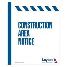 Construction Area Notice