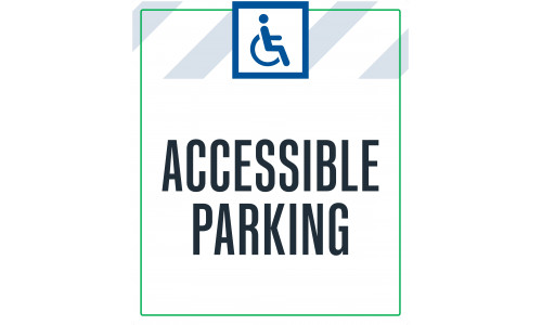 Accessible Parking, 36"x42"