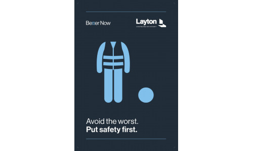 BETTER NOW, Avoid the Worst (24"x36" banner)