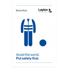 BETTER NOW, Avoid the Worst (24"x36" banner)