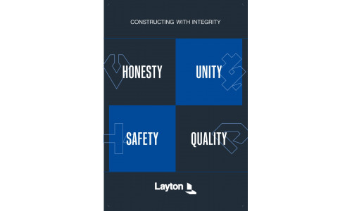 BETTER NOW, Honesty, Unity (24"x36" banner)
