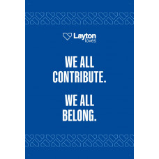 BETTER NOW, We All Contribute (24"x36" banner)