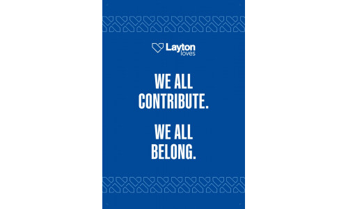 BETTER NOW, We All Contribute (24"x36" banner)