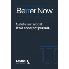 BETTER NOW, It's a Constant Pursuit (24"x36" banner)