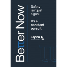 BETTER NOW, It's a Constant Pursuit (24"x36" banner)