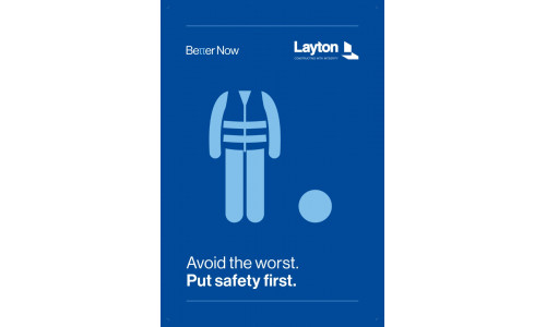 BETTER NOW, Avoid the Worst (24"x36" banner)