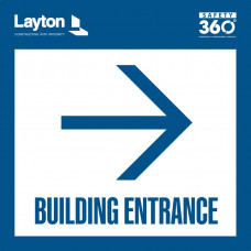 Building Entrance-Right Arrow (Layton)