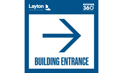 Building Entrance-Right Arrow (Layton)