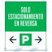 Back-In Parking Only Double Arrows, 36"x42"