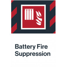 Battery Fire Suppression, 24"x36"