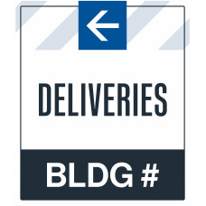 Building Deliveries Left Arrow, 36"x42"