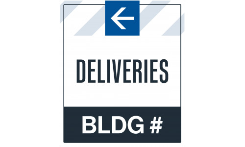 Building Deliveries Left Arrow, 36"x42"