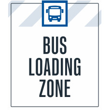 Bus Loading Zone, 36"x42"