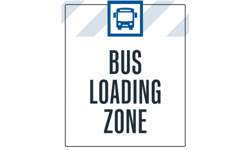 Bus Loading Zone, 36"x42"