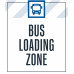 Bus Loading Zone, 36"x42"