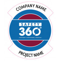 Safety 360 (Decal) - Customized for Jobsite