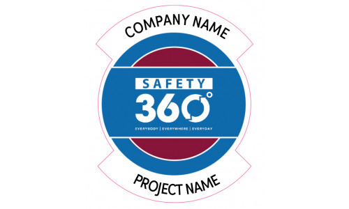 Safety 360 (Decal) - Customized for Jobsite