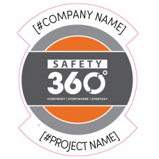 Safety 360 ICS (Decal) - Customized for Jobsite