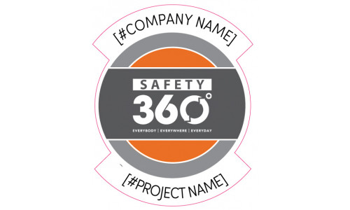 Safety 360 ICS (Decal) - Customized for Jobsite