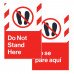 Do Not Stand Here, 24"x36"