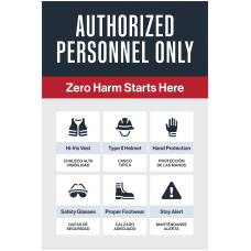 Entry Authorization and PPE, 24"x36"