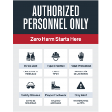 Entry Authorization and PPE, 46"x60"