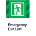 Emergency Exit Left, 24"x36"