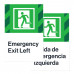 Emergency Exit Left, 24"x36"