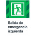 Emergency Exit Left, 24"x36"