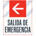Emergency Exit Left Arrow, 36"x42"