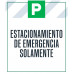 Emergency Parking Only Arrows, 36"x42"