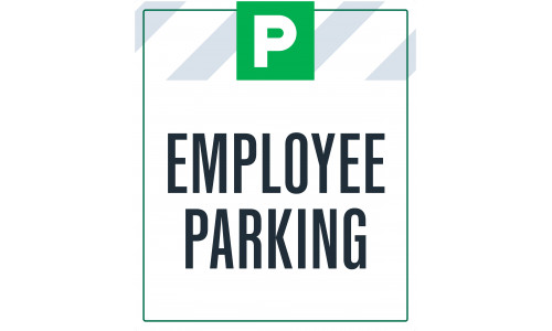 Employee Parking, 36"x42"
