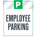 Employee Parking, 36"x42"