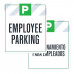 Employee Parking, 36"x42"