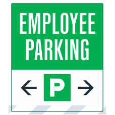 Employee Parking Double Arrows, 36"x42"