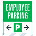 Employee Parking Double Arrows, 36"x42"