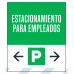 Employee Parking Double Arrows, 36"x42"