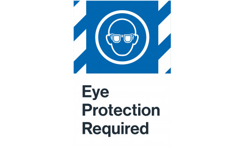 Eye Protection Required, 24"x36"