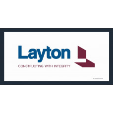 Layton Logo, Fence Sign (96"x48" banner)