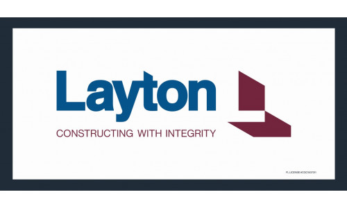 Layton Logo, Fence Sign (96"x48" banner)