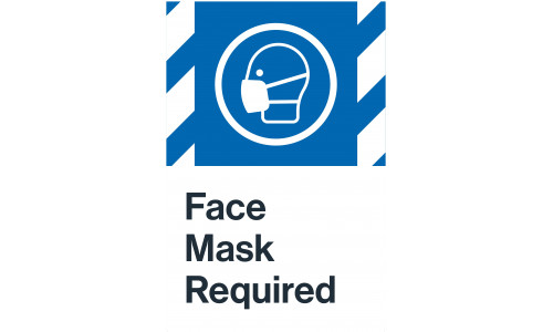 Face Mask Required, 24"x36"