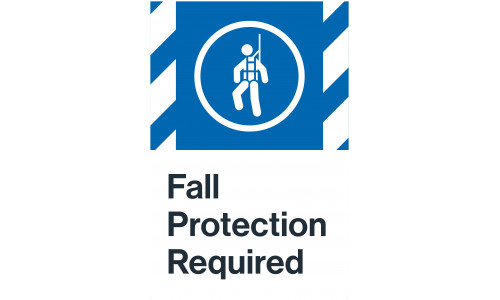 Fall Protection Required, 24"x36"