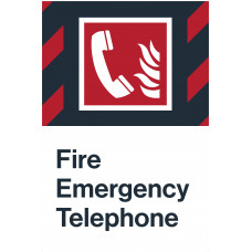 Fire Emergency Telephone, 24"x36"