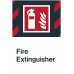 Fire Extinguisher, 24"x36"