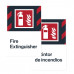 Fire Extinguisher, 24"x36"