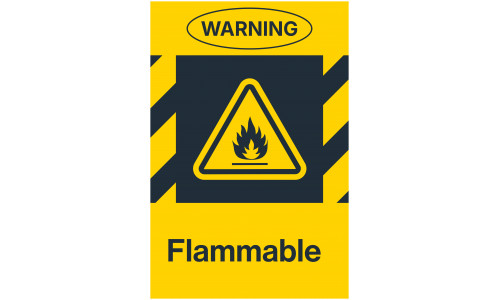 Flammable, 24"x36"