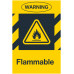 Flammable, 24"x36"